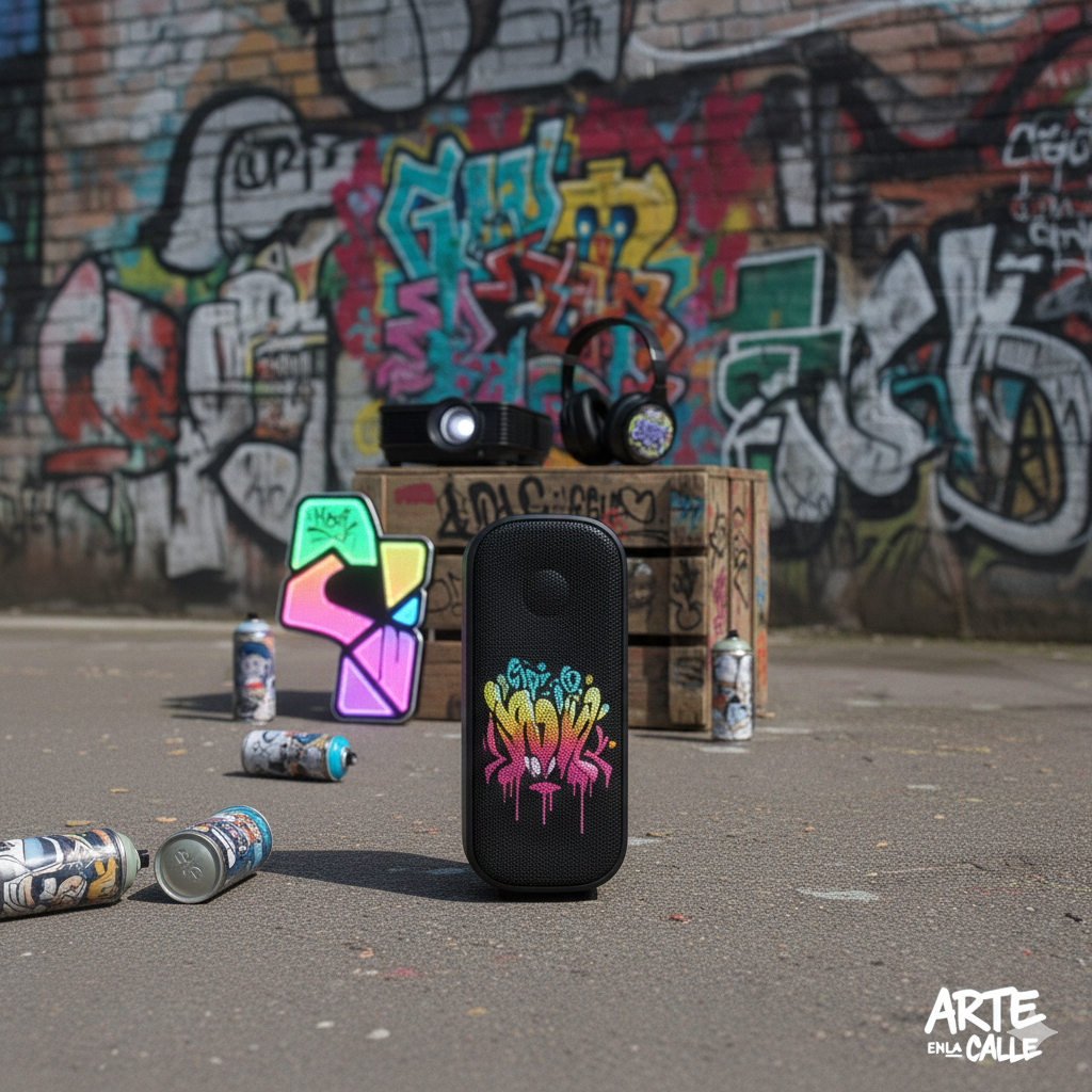 Altavoz Portátil Bluetooth "Street Vibe" – Graffiti Edition